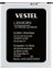 Vestel Venüs E3 Batarya Pil 2500MAH 1