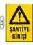 Şantiye Girişi Uyarı Ikaz Levhası 1