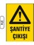 Şantıye Çıkışı Uyarı Ikaz Levhası 1