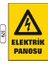 Elektrik Panosu Uyarı Ikaz Levhası 1