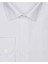 Slim Fit Beyaz Düz Erkek Gömlek 2