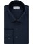 Slim Fit Lacivert Düz Erkek Gömlek 1