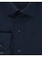 Slim Fit Lacivert Düz Erkek Gömlek 2