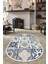 Cappio Labirent Desenli Siyah Oval Halı Makinada Yıkanabilir Kaymaz DotTaban CP580 1