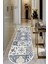 Cappio Labirent Desenli Siyah Oval Halı Makinada Yıkanabilir Kaymaz DotTaban CP580 2