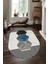 Kilim Desenli Çiçekli Karabağ Halı (Makinada Yıkanabilir) - CP051 1