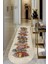 Cappio Çiçekli Krem Kilim Desenli Oval Halı 2