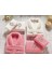 Ardora Bukle Aile Bornoz Takımı Nar Çiçeği Krem 1