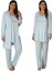 Effort Mavi Sabahlıklı Lohusa Pijama Takımı 2401 1