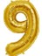 Balonevi 9 Folyo Balon Gold 1
