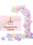 Unicorn Makoron Balon Zincir Set 50x70 Cm Çiçekli Uınicorn Afiş 1