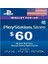 Playstation PSN Card 60 DOLAR(US) United States 1