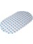 Pvc Banyo Paspası Önü Kabarcıklı Şeffaf Kaymaz Vakumlu 65 x 35 cm 1