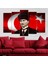 Mustafa Kemal Atatürk 5 Parça Mdf Tablo 1