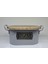 Galvaniz 17 x 20 cm Kapaklı Ekmek Saklama Kabı Gri 1