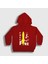 Unisex Çocuk Kırmızı Knife Free Fire Kapüşonlu Sweatshirt 1