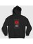 Unisex Siyah Victory Muhammed Ali Kapüşonlu Sweatshirt 1