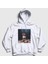 Unisex Beyaz Knockout Muhammed Ali Kapüşonlu Sweatshirt 1