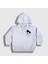Unisex Çocuk Beyaz Pocket Goku Anime Dragon Ball Kapüşonlu Sweatshirt 1