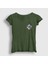 Kadın Haki Kanji Go Anime Dragon Ball T-Shirt 1