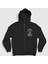 Unisex Siyah Strongest Anime One Punch Man Fermuarlı Kapüşonlu Sweatshirt 1