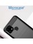 Realme C21 Brushed Carbon Fiber Silikon Kılıf - Siyah 2