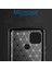 Realme C21 Brushed Carbon Fiber Silikon Kılıf - Siyah 5