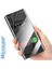 Xiaomi Mi 10 Youth 5g Aynalı Kapak Clear View Flip Cover Mirror Kılıf - Siyah 5
