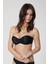 Kadın Siyah Straplez Dolgulu Cup Sütyen 2850B 1