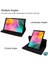 Samsung Galaxy Tab S7 Fe Lte T737 Kılıf 360 Rotating Stand Deri Siyah 3