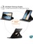 Samsung Galaxy Tab A7 Lite T225 Kılıf 360 Rotating Stand Deri Kırmızı 4