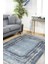 Modern Mavi Renk Yıkanabilir Halı HLN1197 1