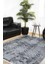 Modern Gri Antrasit Renk Yıkanabilir Halı HLN1136 1