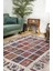 Patchwork Bej Zemin Renkli Yıkanabilir Halı HLN861 1