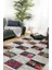 Patchwork Beyaz Zeminli Renkli Yıkanabilir Halı HLN188 1