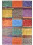 Usso Patchwork Renkli Yıkanabilir Halı HLN095 2
