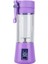 USB Şarj Elektrikli Meyve Suyu Sıkacağı-2 Bıçak Mor (Yurt Dışından) 2