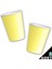 Makaron Karton Bardak, 8 Adet - Sarı 2