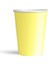 Makaron Karton Bardak, 8 Adet - Sarı 3