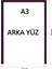 A3 Mıknatıslı Kısa Açık Çerçeve Koyu Mavi 2