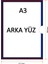 A3 Uzun Açık Mıknatıslı Çerçeve Koyu Mavi 2