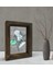 Gift Minimal Çiçekler Tasarımlı Dekoratif Doğal Masif Ahşap Çerçeve 15 x 20 Cm-3 1