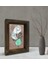 Gift Minimal Çiçekler Tasarımlı Dekoratif Doğal Masif Ahşap Çerçeve 15 x 20 Cm-2 1