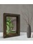 Gift Green Plant Tasarımlı Dekoratif Doğal Masif Ahşap Çerçeve 15 x 20 Cm-4 1