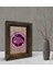 Gift Flamingo Tasarımlı Dekoratif Doğal Masif Ahşap Çerçeve 15 x 20 Cm-1 1