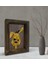 Gift Drunken Rabbit - Yellow Tasarımlı Dekoratif Doğal Masif Ahşap Çerçeve 15 x 20 Cm-1 1