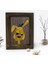 Gift Drunken Rabbit - Yellow Tasarımlı Dekoratif Doğal Masif Ahşap Çerçeve 15 x 20 Cm-1 2