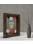 Gift Baykuş Tasarımlı Dekoratif Doğal Masif Ahşap Çerçeve 15 x 20 Cm-5 1