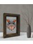 Gift Baykuş Tasarımlı Dekoratif Doğal Masif Ahşap Çerçeve 15 x 20 Cm-1 1