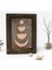 Gift Ay Tasarımlı Dekoratif Doğal Masif Ahşap Çerçeve 15 x 20 Cm-2 2